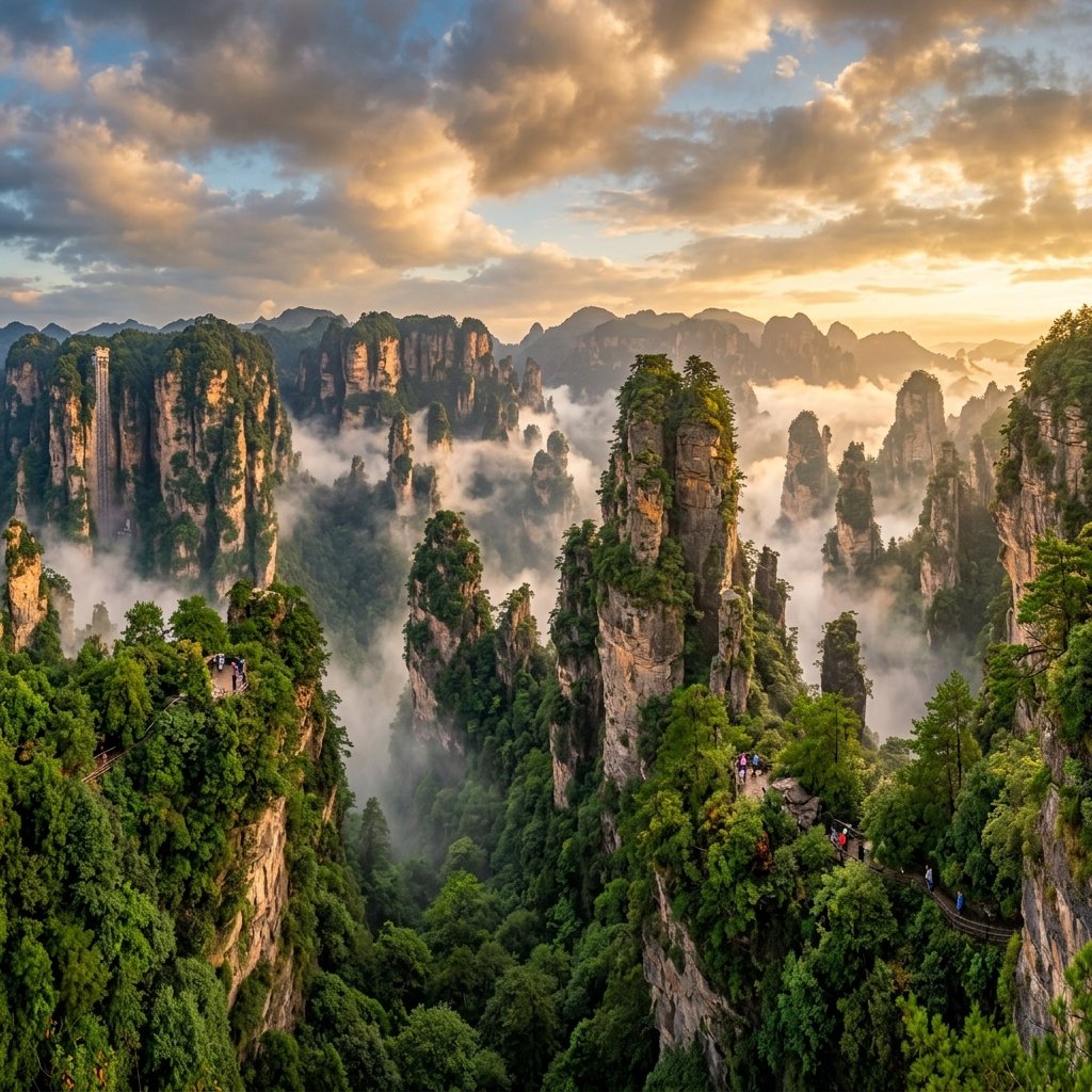 Zhangjiajie Fenghuang Furongzhen Chongqing 9D